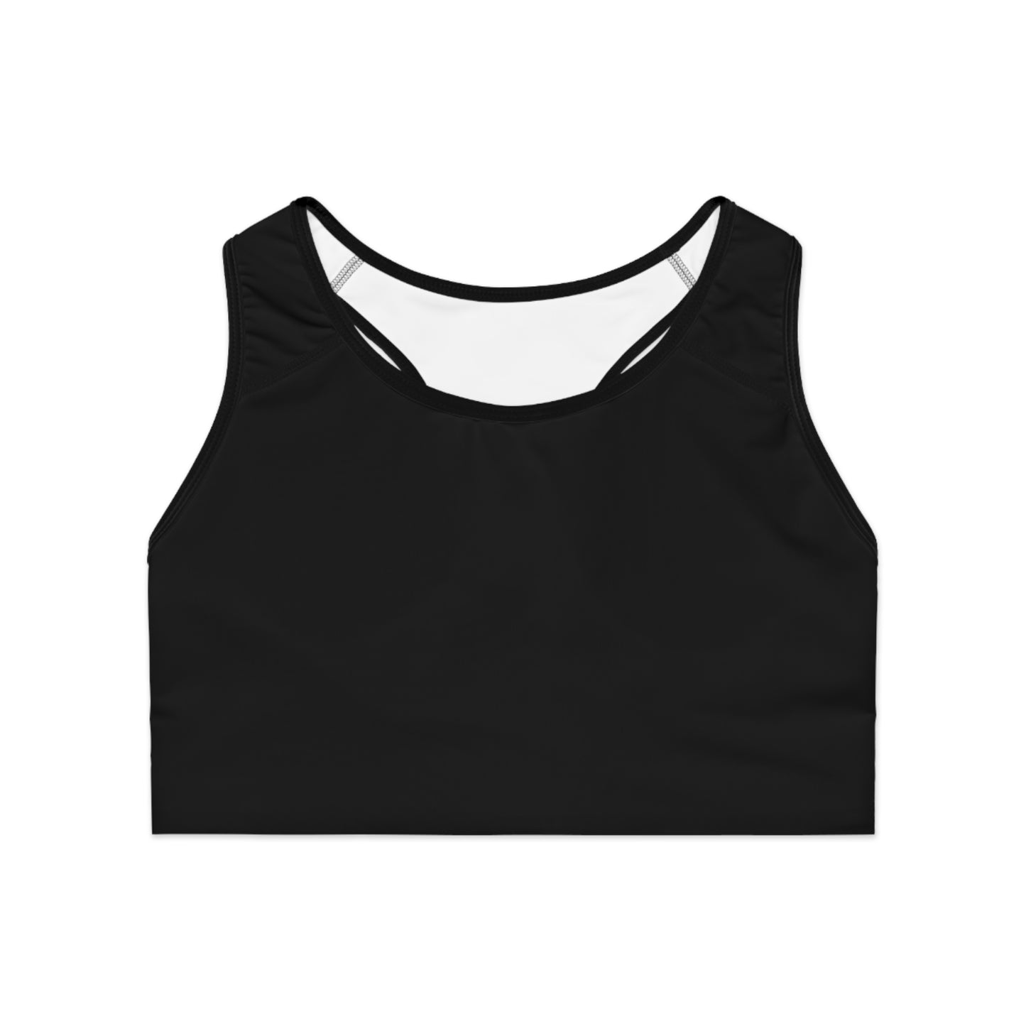 RadarDot Black Sports Bra