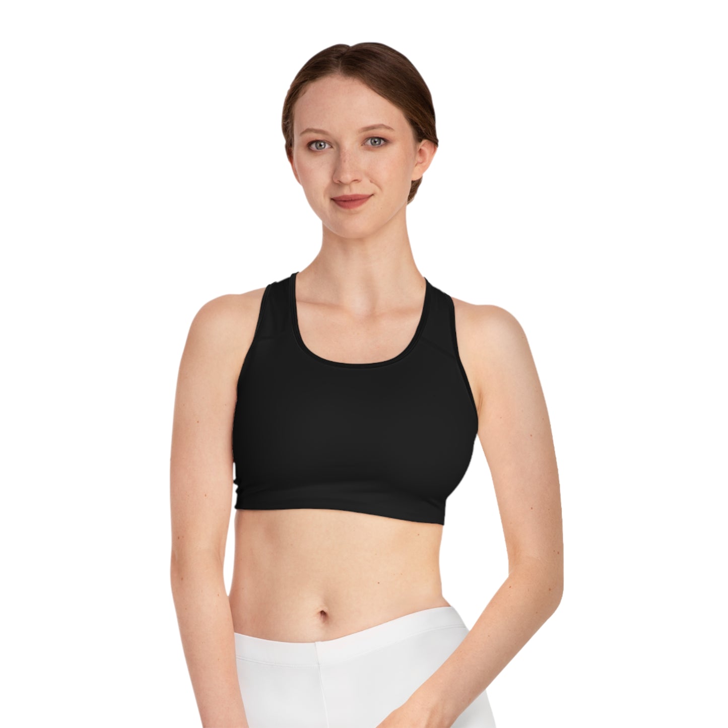 RadarDot Black Sports Bra