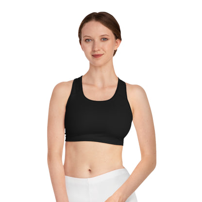 RadarDot Black Sports Bra