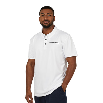 RadarDot White Polo Shirt